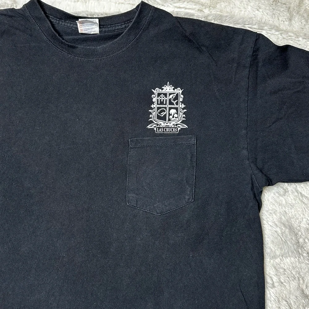 Rancho Las Cruces Baja CA Sur Graphic Pocket T-Shirt Black Unisex XL - Picture 3 of 7